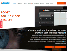 Tablet Screenshot of clipster-video.com